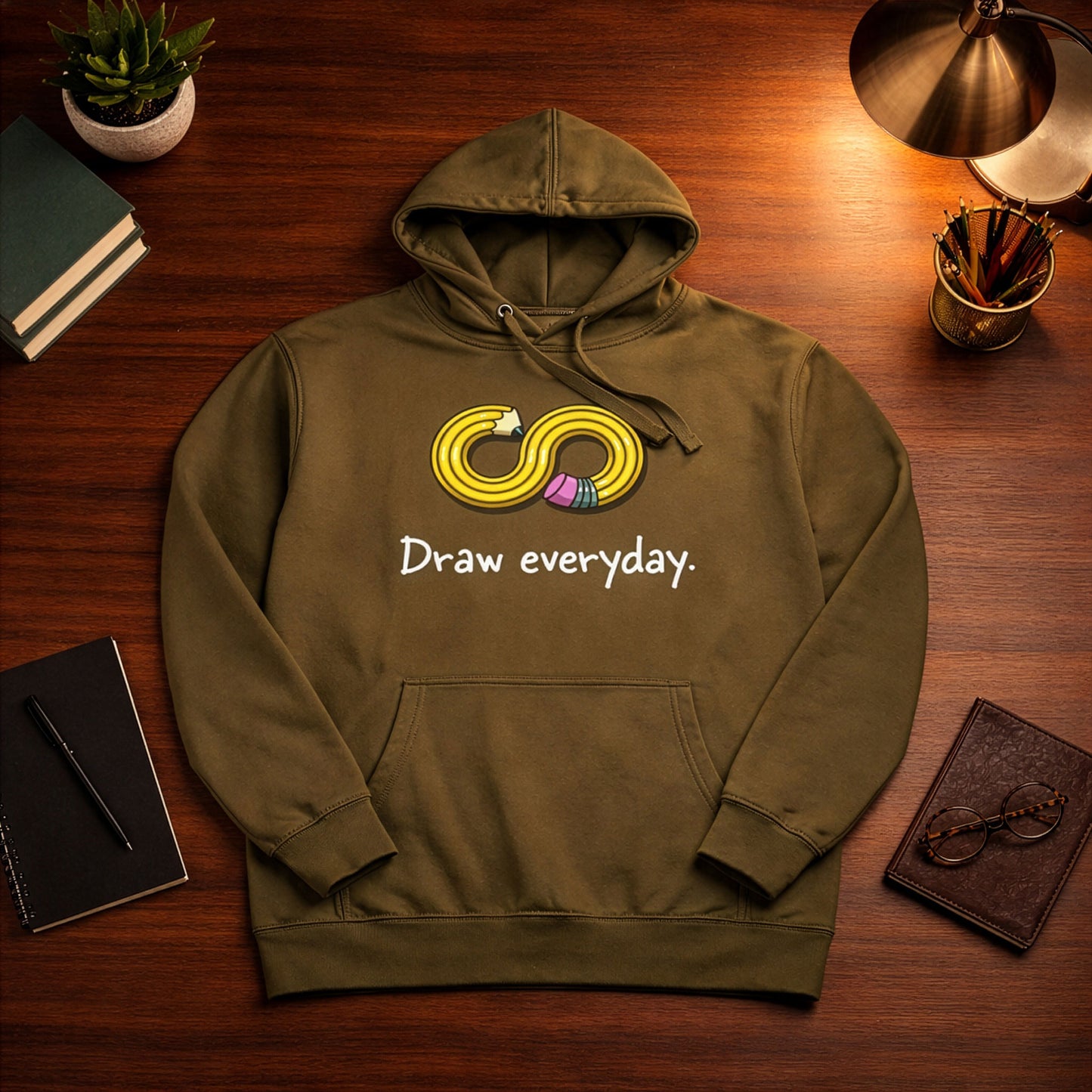 Draw Everyday Unisex Hoodie
