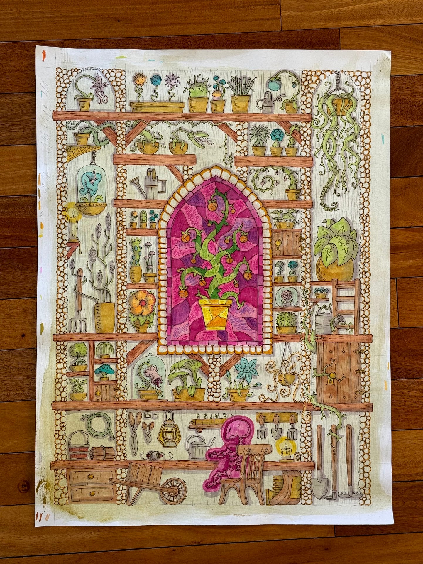 The Gardener Original Painting