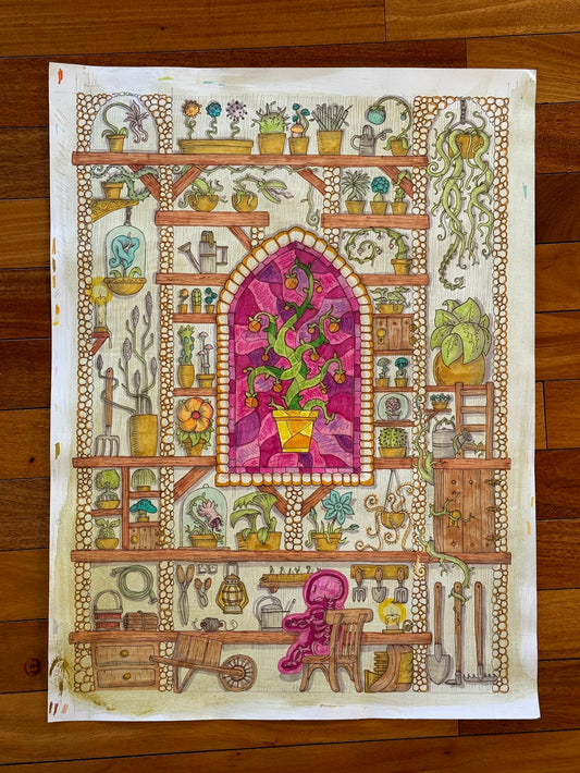 The Gardener Original Painting