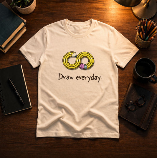 Draw Everyday Unisex t-shirt